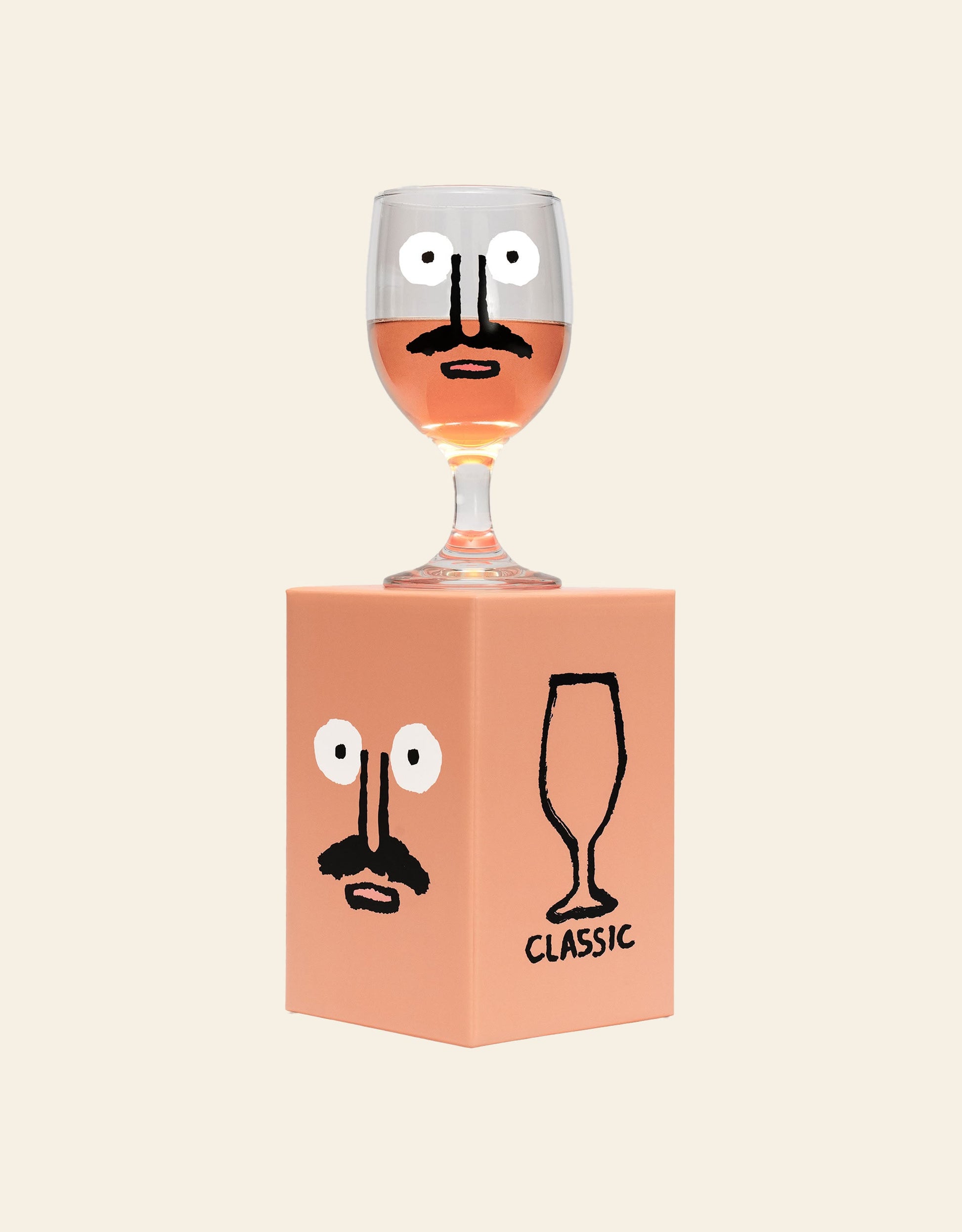 NouNou Switch Wine Glass Set Clear