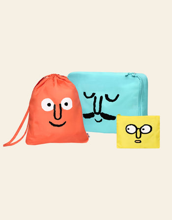 NouNou Travel Pouch Set Multicolour