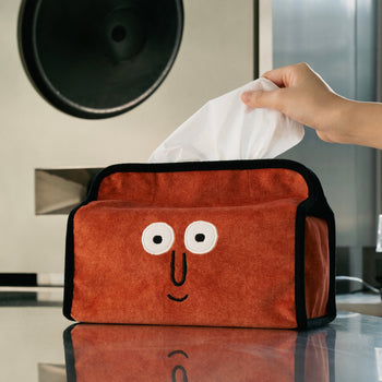 NouNou Velvet Tissue Case Orange