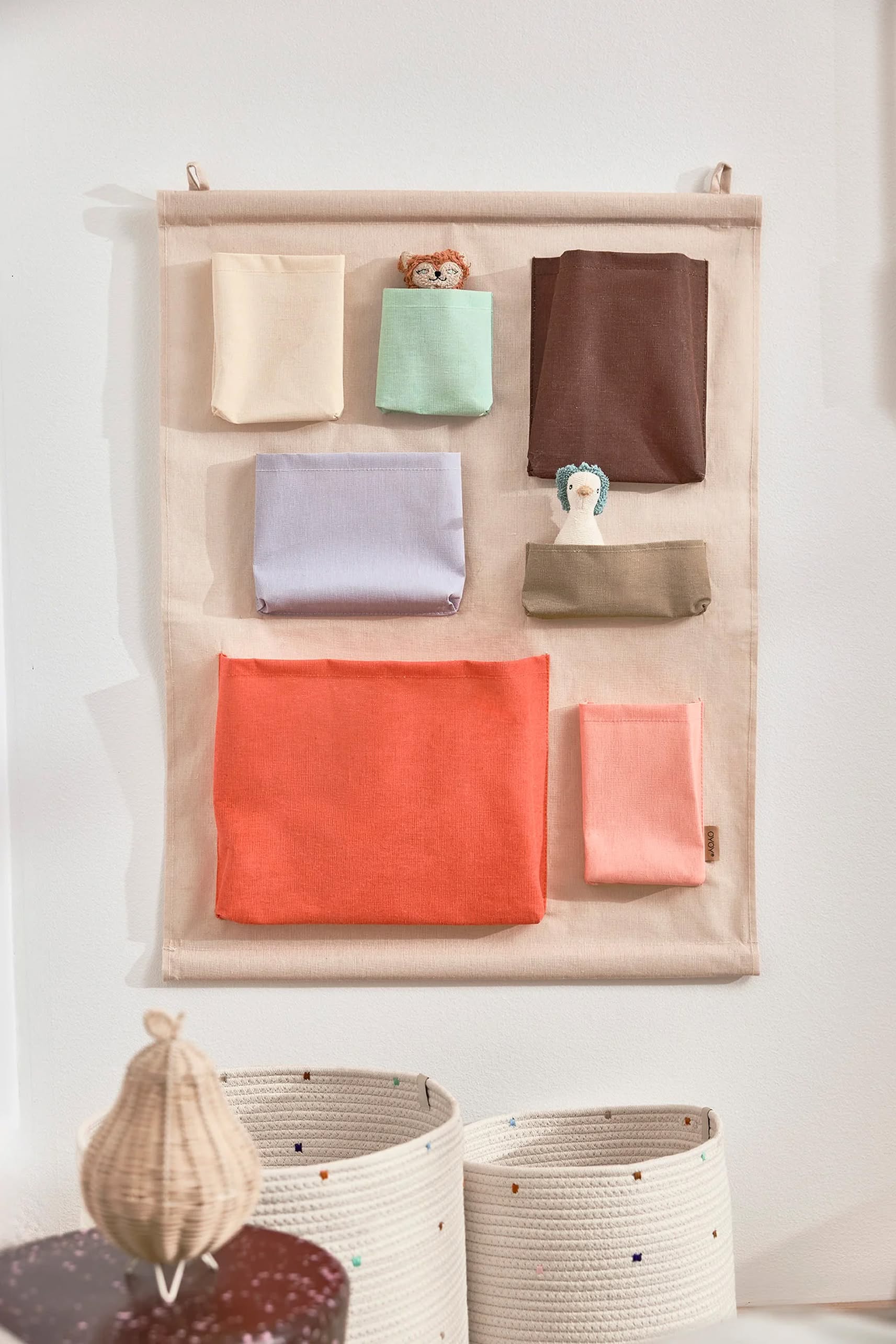 OYOY Living Design Saga Wall Storage Rose