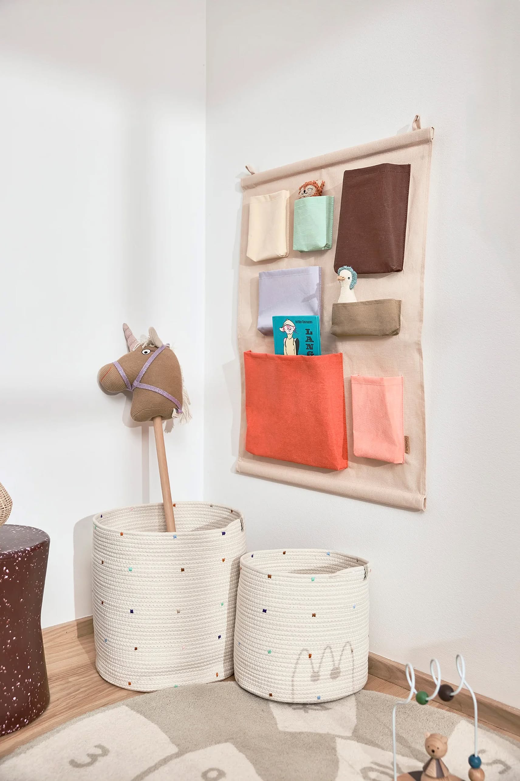 OYOY Living Design Saga Wall Storage Rose