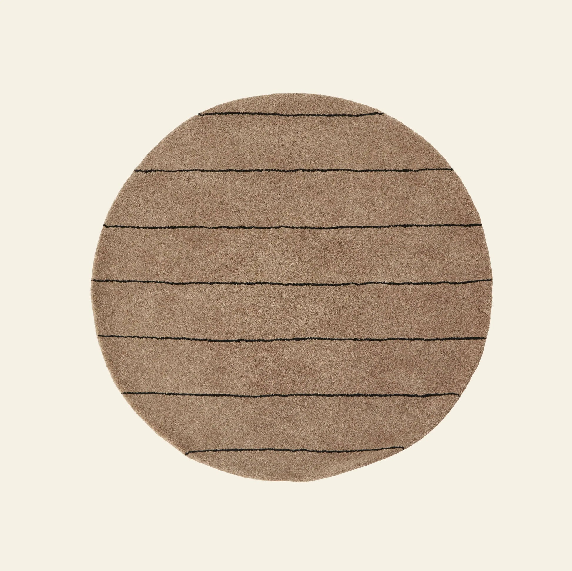 OYOY Living Design Striped Circle Rug Choko 1