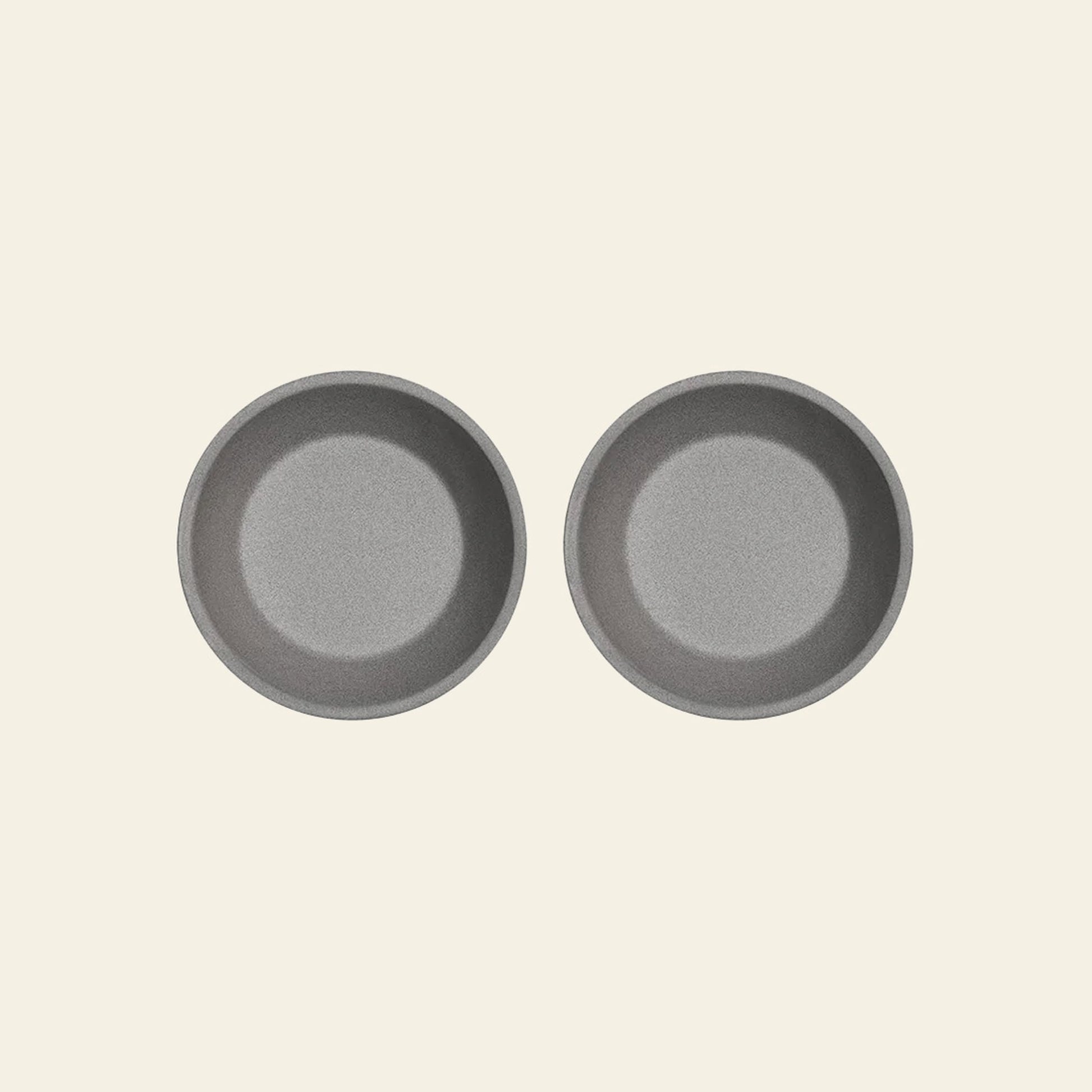 OYOY Living Design Yuka Deep Plate Set of 2 Stone