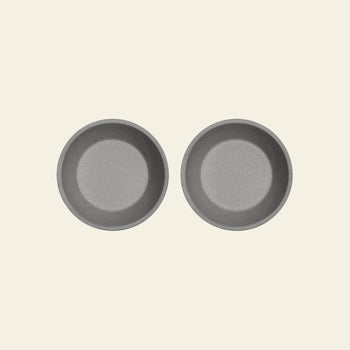 OYOY Living Design Yuka Deep Plate Set of 2 Stone