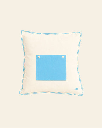 Ordinary Daily Design Pocket Cushion Cover Cream/Blue
