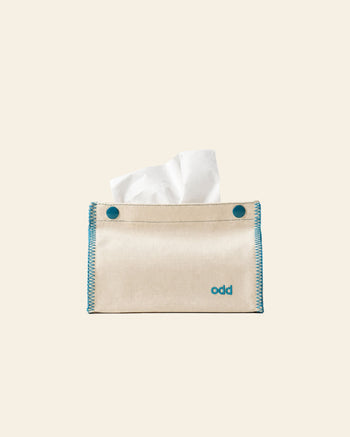Ordinary Daily Design Tissue Case Cream/Blue Stitch