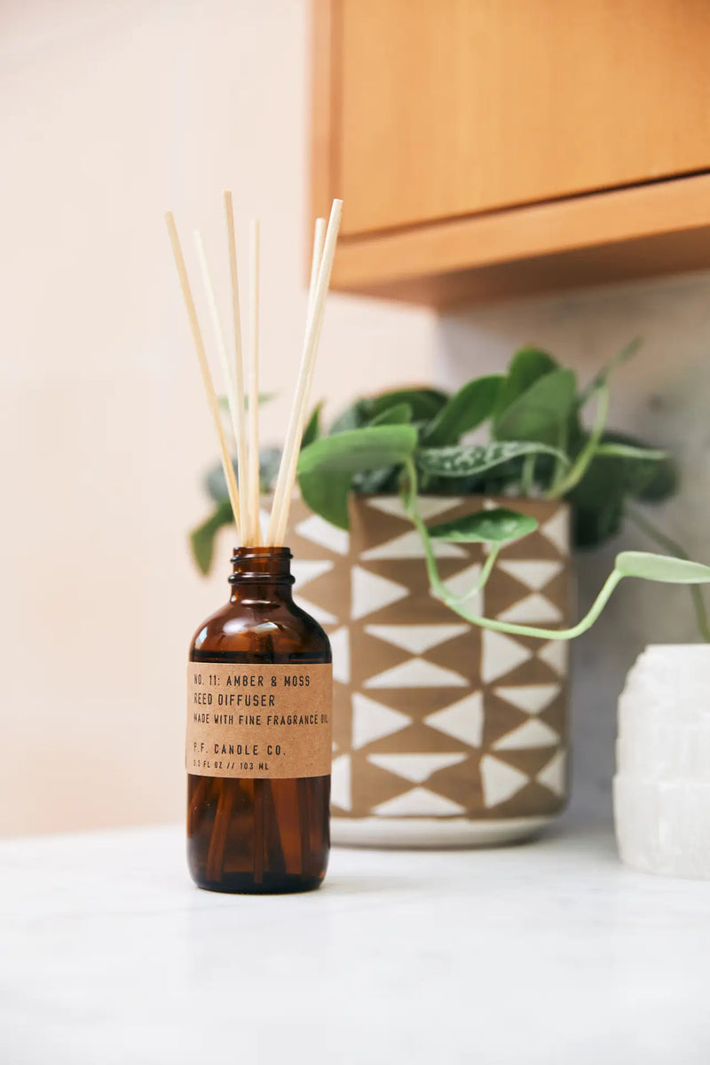P.F. Candle Co. 3.5oz Reed Diffuser - Amber & Moss
