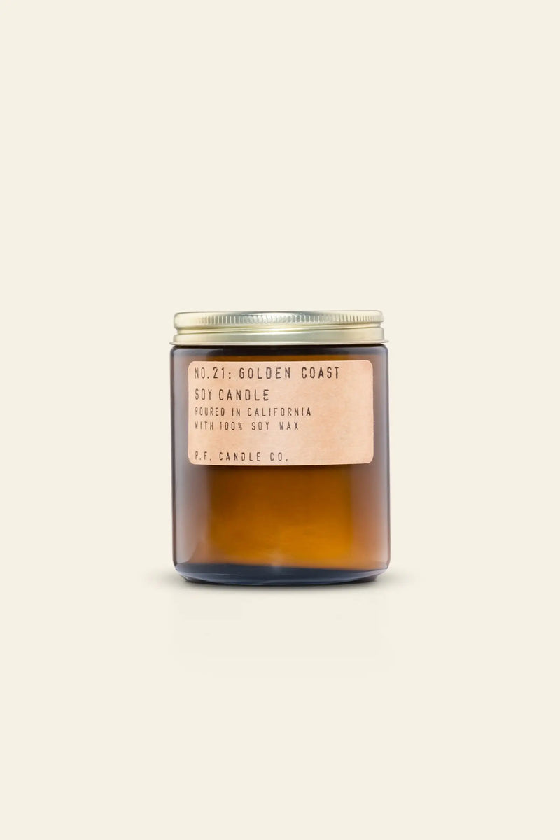 P.F. Candle Co. No. 21 Golden Coast 7.2 oz Soy Candle