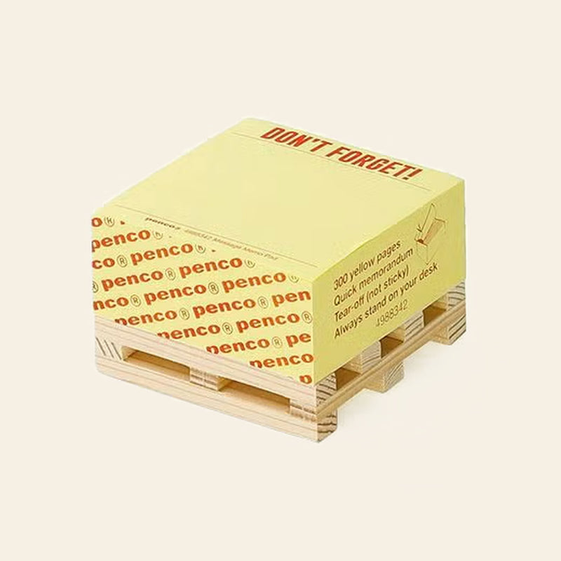 Penco Memo Block on Pallet - Don't Forget