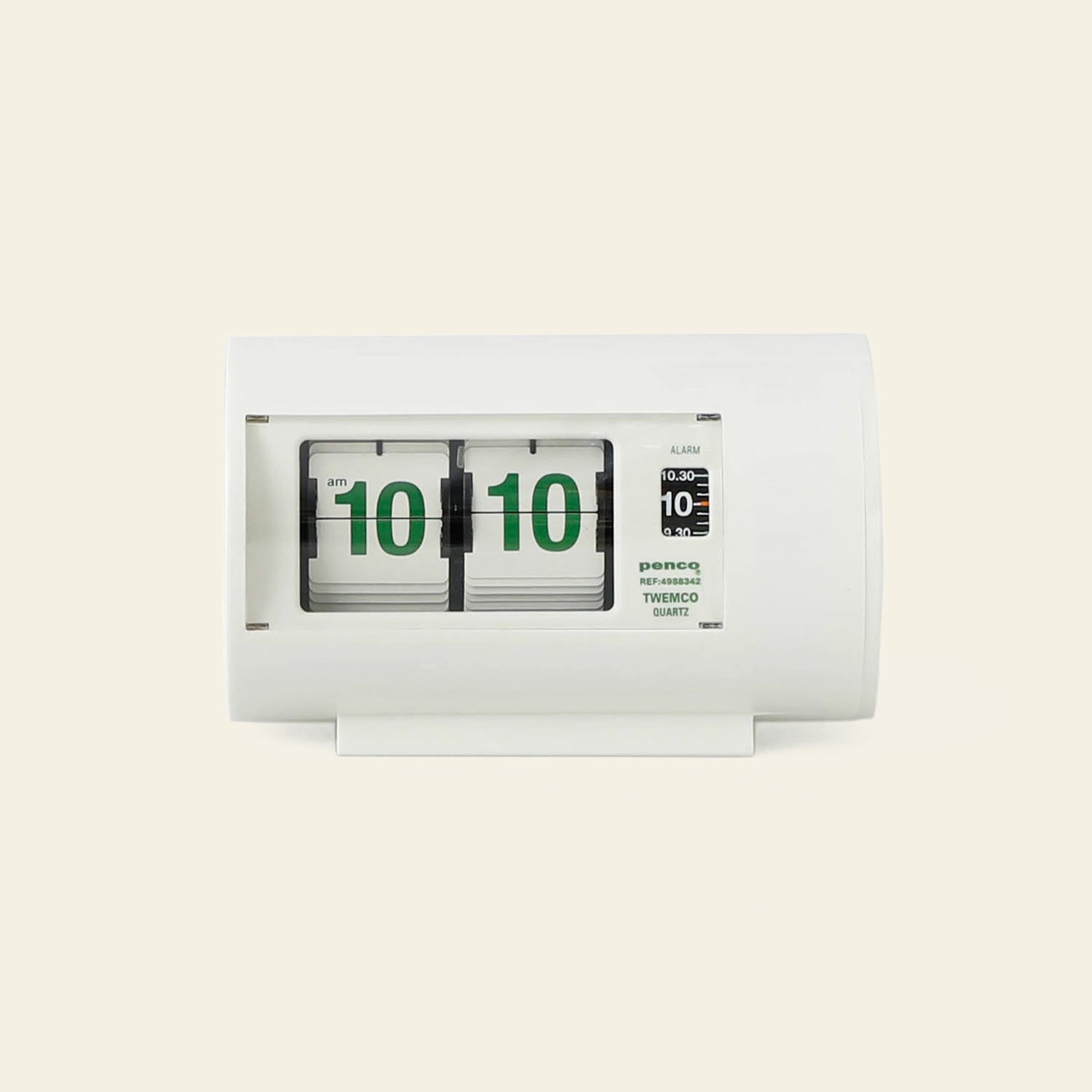 Penco Penco x TWEMCO Desk Clock White