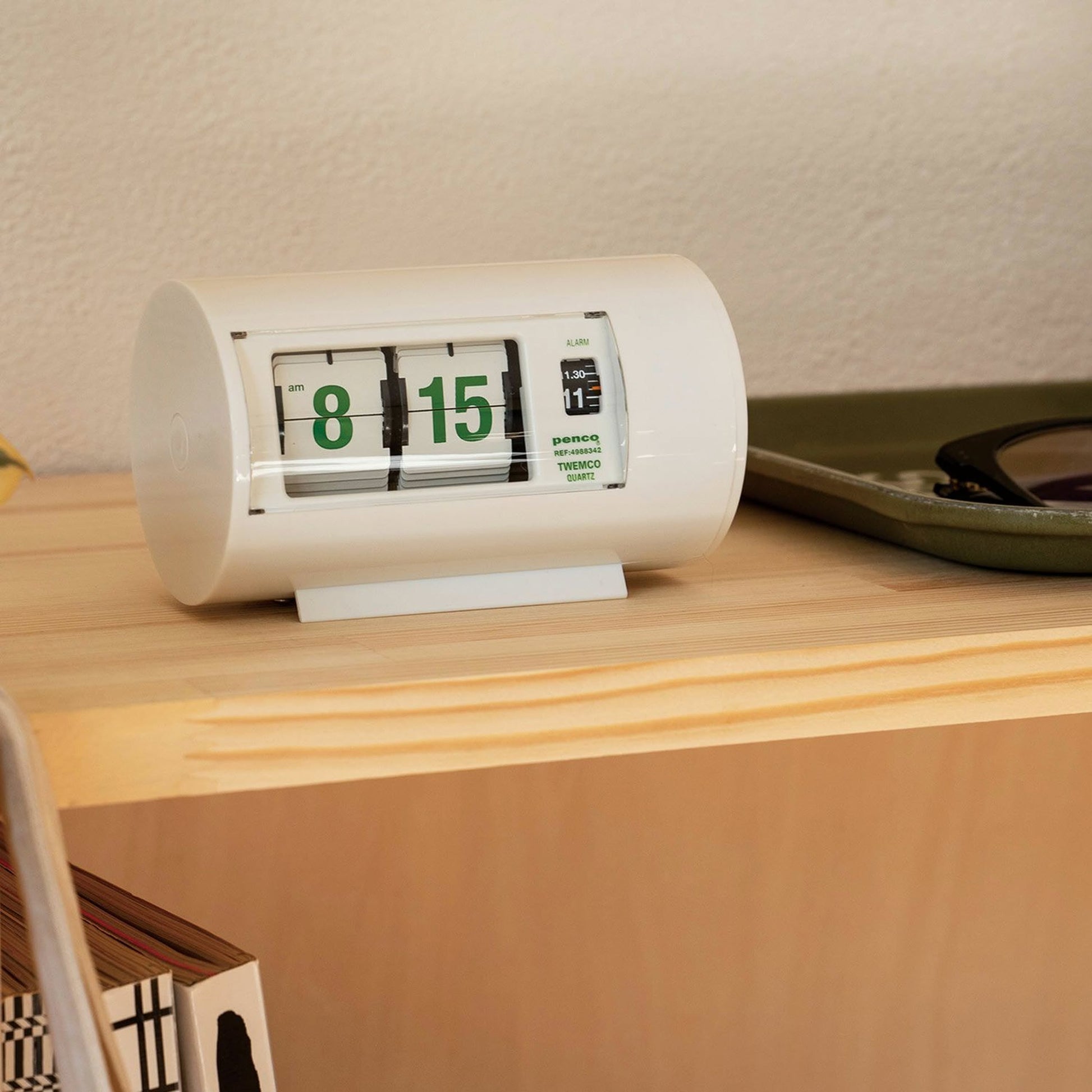 Penco Penco x TWEMCO Desk Clock White