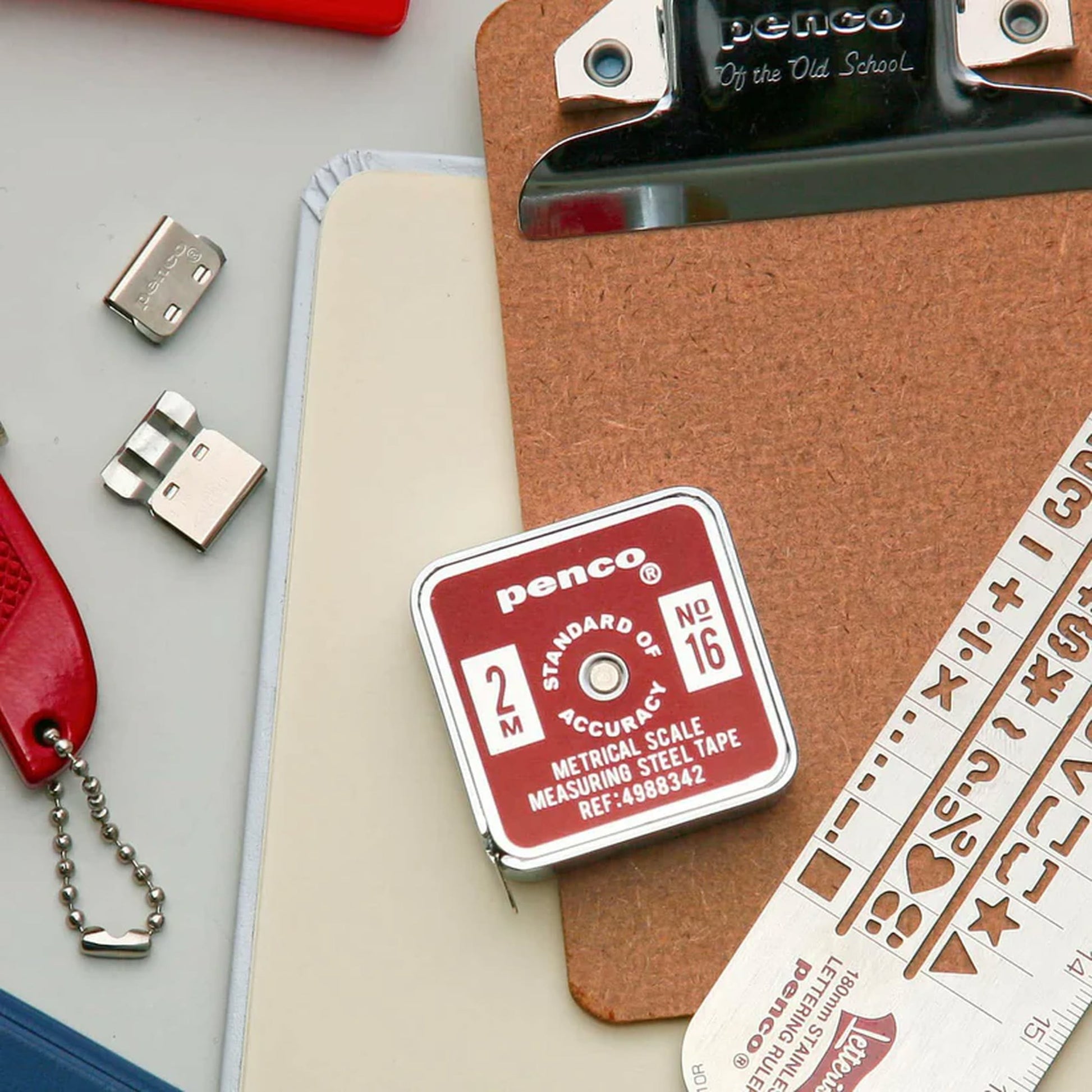 Penco Pocket Measure Red