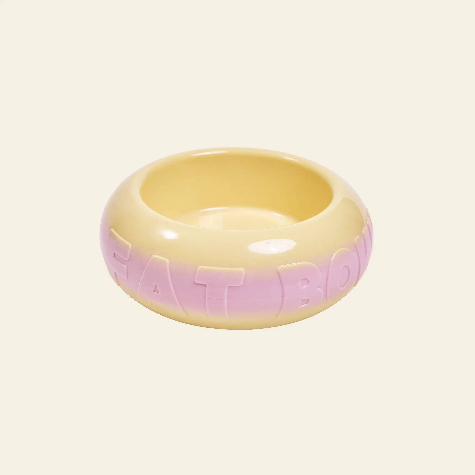 Plastic Ark Fat Bowl Fb F1 04 Pink Butter