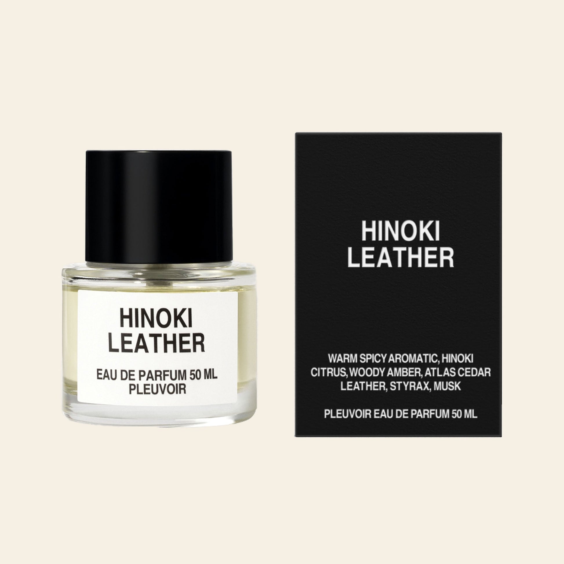 Pleuvoir Hinoki Leather Eau De Parfum 50ml