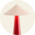 Powder Pink/Dark Red
