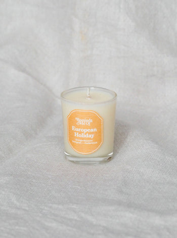 Reminds Me Of European Holiday Mini Votive Candle