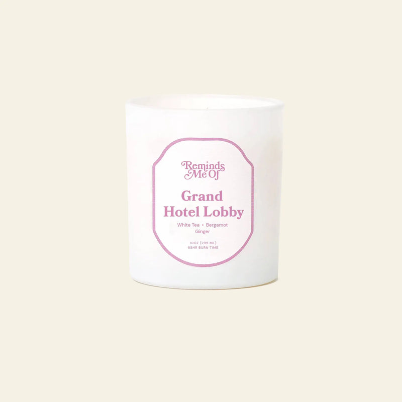 Reminds Me Of Grand Hotel Lobby Candle, 10oz