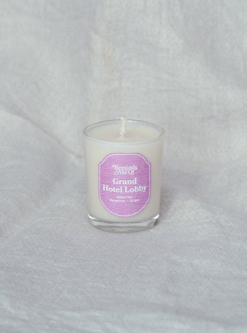 Reminds Me Of Grand Hotel Lobby - Mini Votive Candle