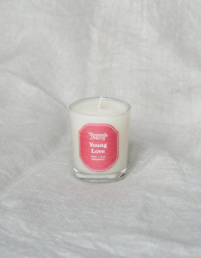 Reminds Me Of Young Love - Mini Votive Candle