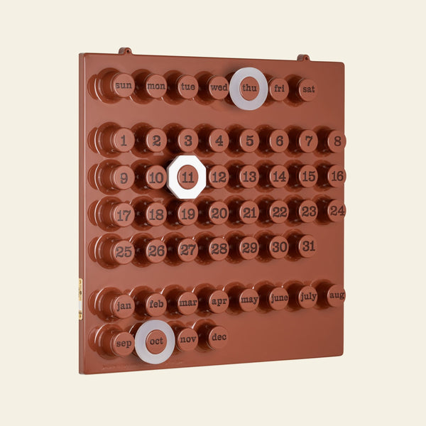 カレンダー・スケジュール Ring a Date Perpetual Wall Calendar Perpetual Ring-A-Date Wall Calendar by Giorgio Della Beffa for