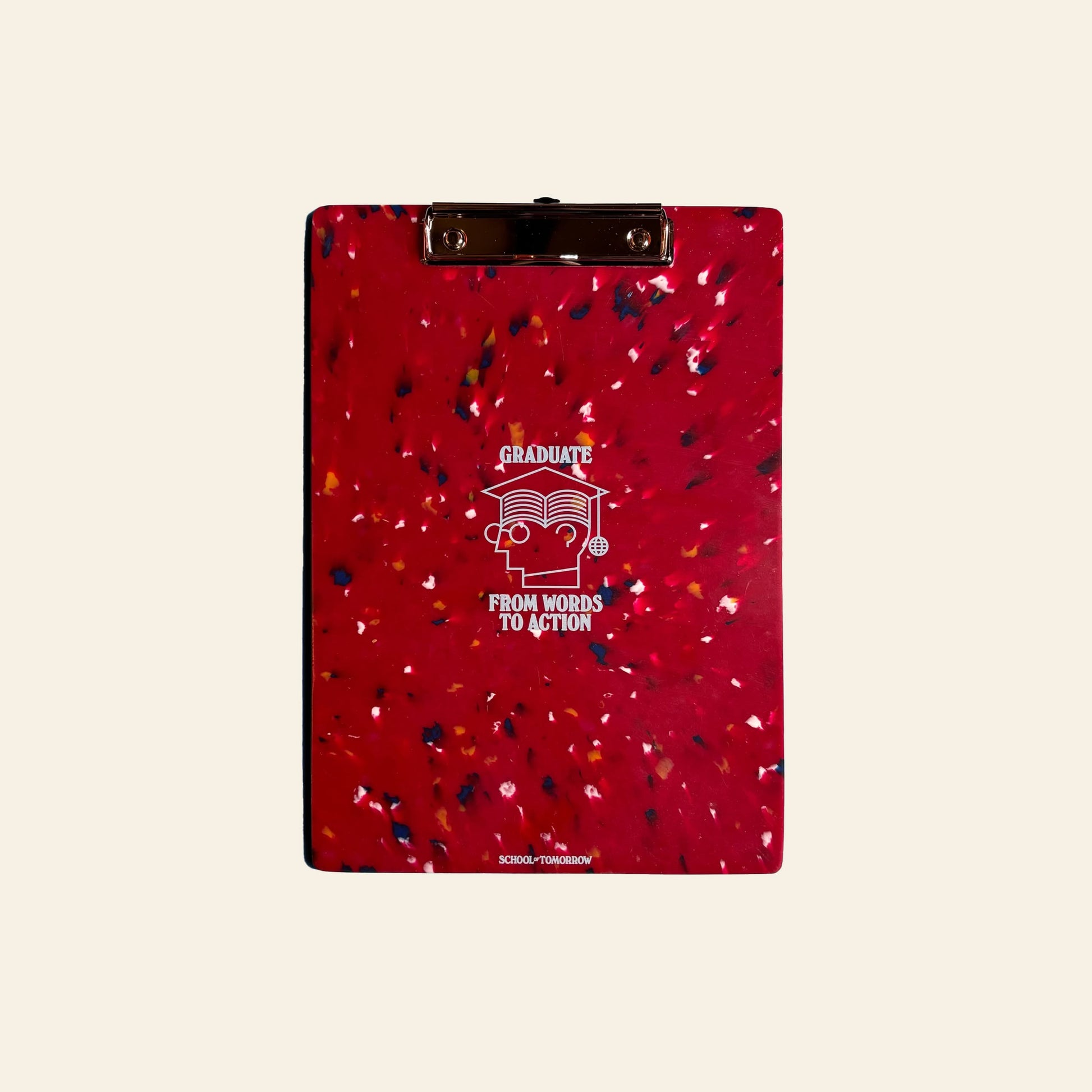 School of Tomorrow A4 Clipboard Red