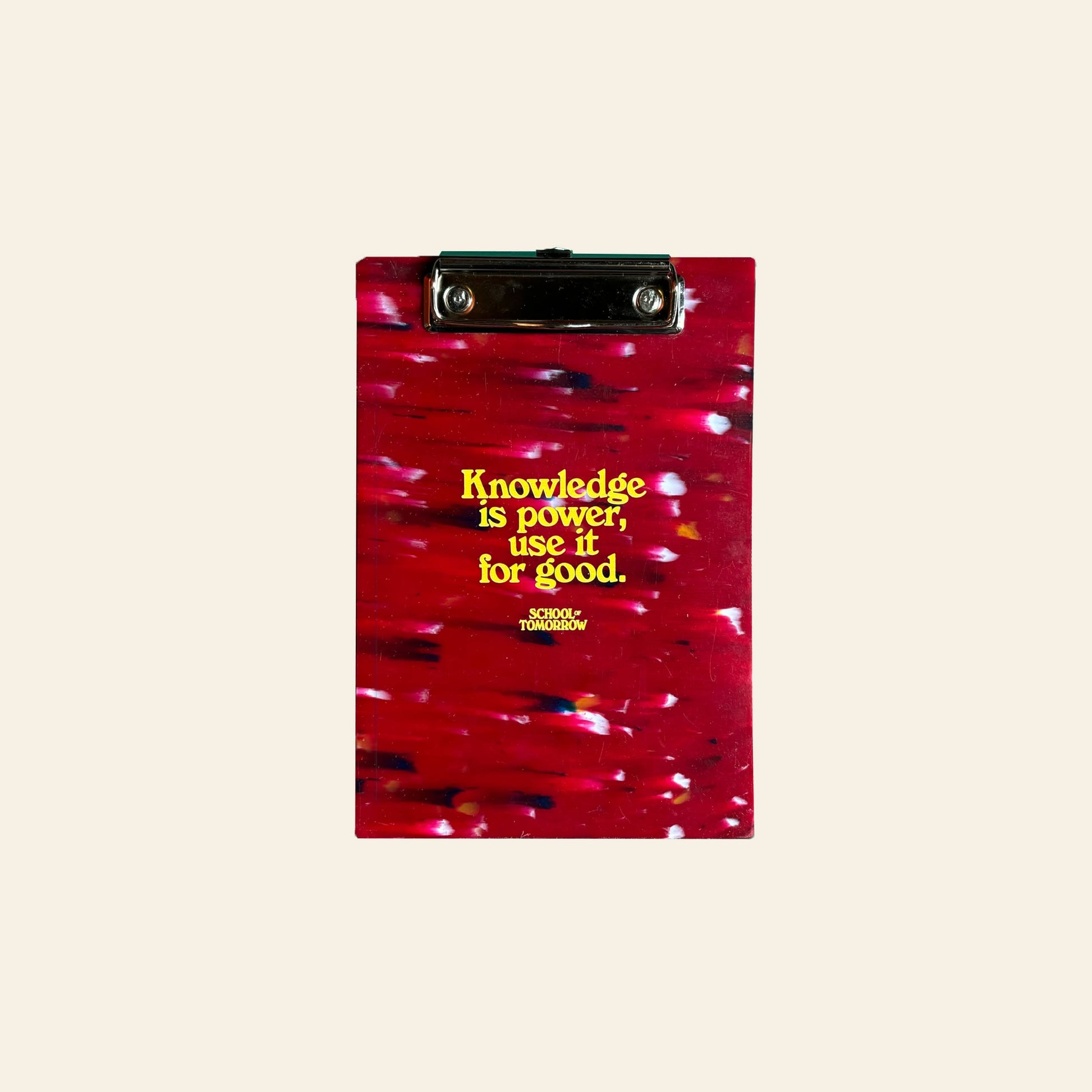 School of Tomorrow A5 Clipboard Red