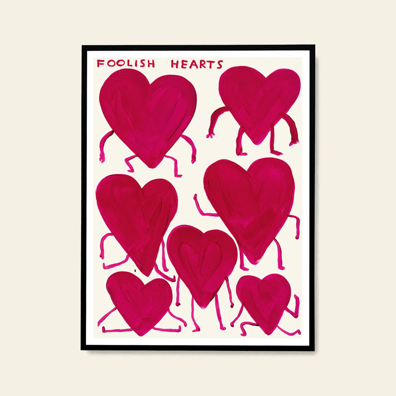 Shrig Shop David Shrigley - Foolish Hearts (50x70)