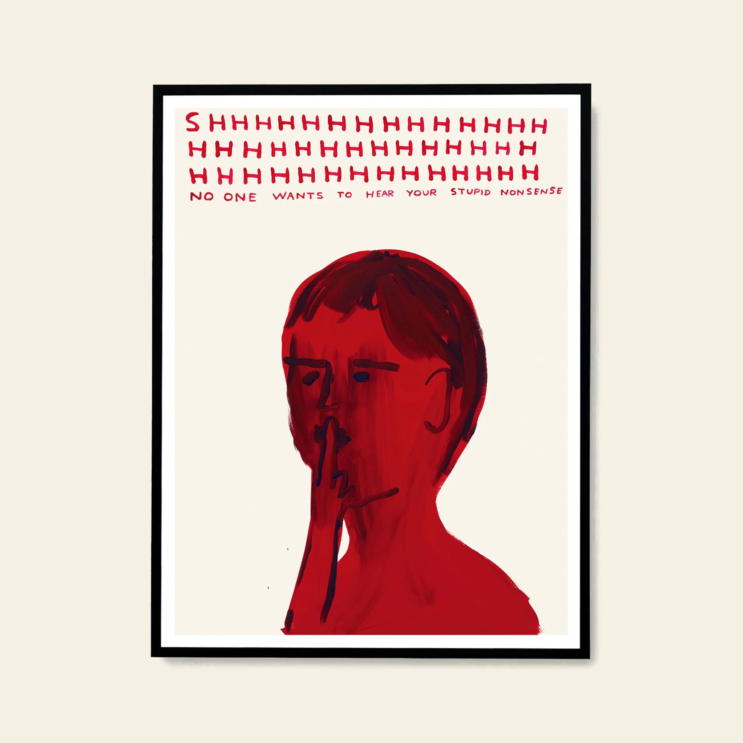 Shrig Shop David Shrigley - Shhh (50x70)