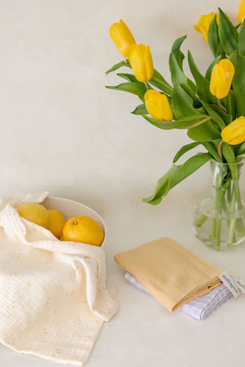 Soft Spot Soft Tea Towels (Set of 3) Tulips
