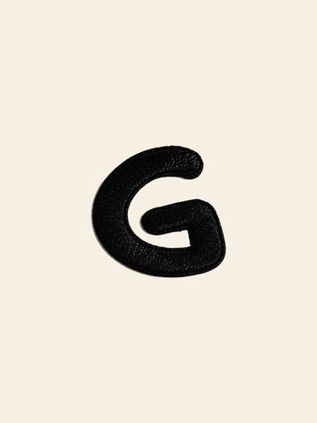Stacked Store Alphabet G Patch