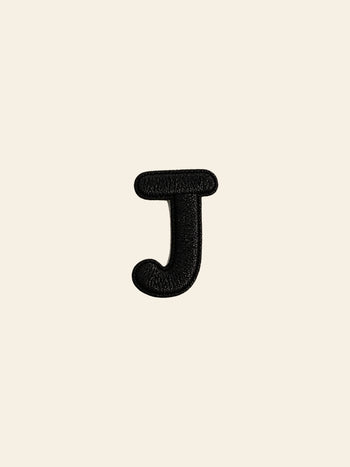 Stacked Store Alphabet J Patch