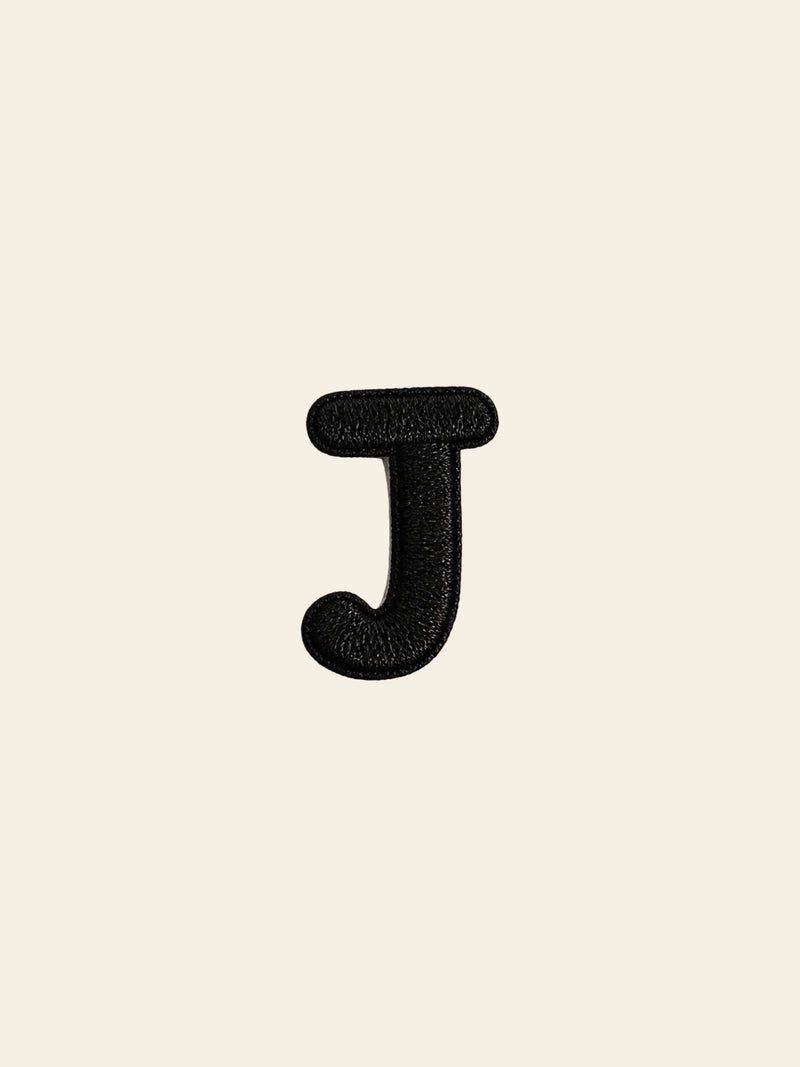 Stacked Store Alphabet J Patch