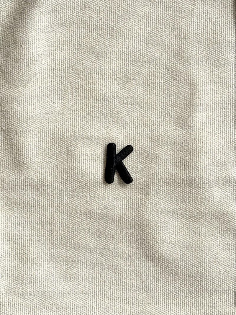 Stacked Store Alphabet K Patch