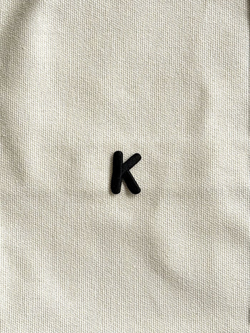 Stacked Store Alphabet K Patch