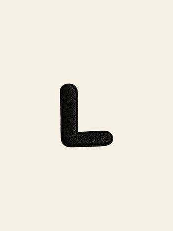 Stacked Store Alphabet L Patch