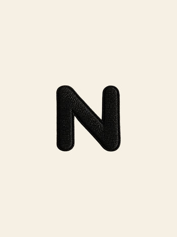 Stacked Store Alphabet N Patch
