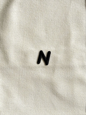 Stacked Store Alphabet N Patch