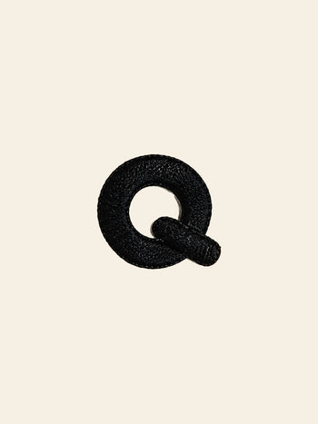 Stacked Store Alphabet Q Patch