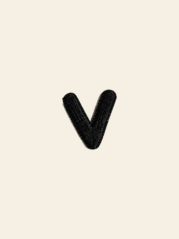 Stacked Store Alphabet V Patch