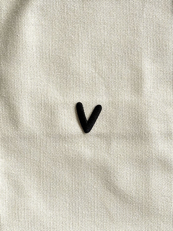 Stacked Store Alphabet V Patch