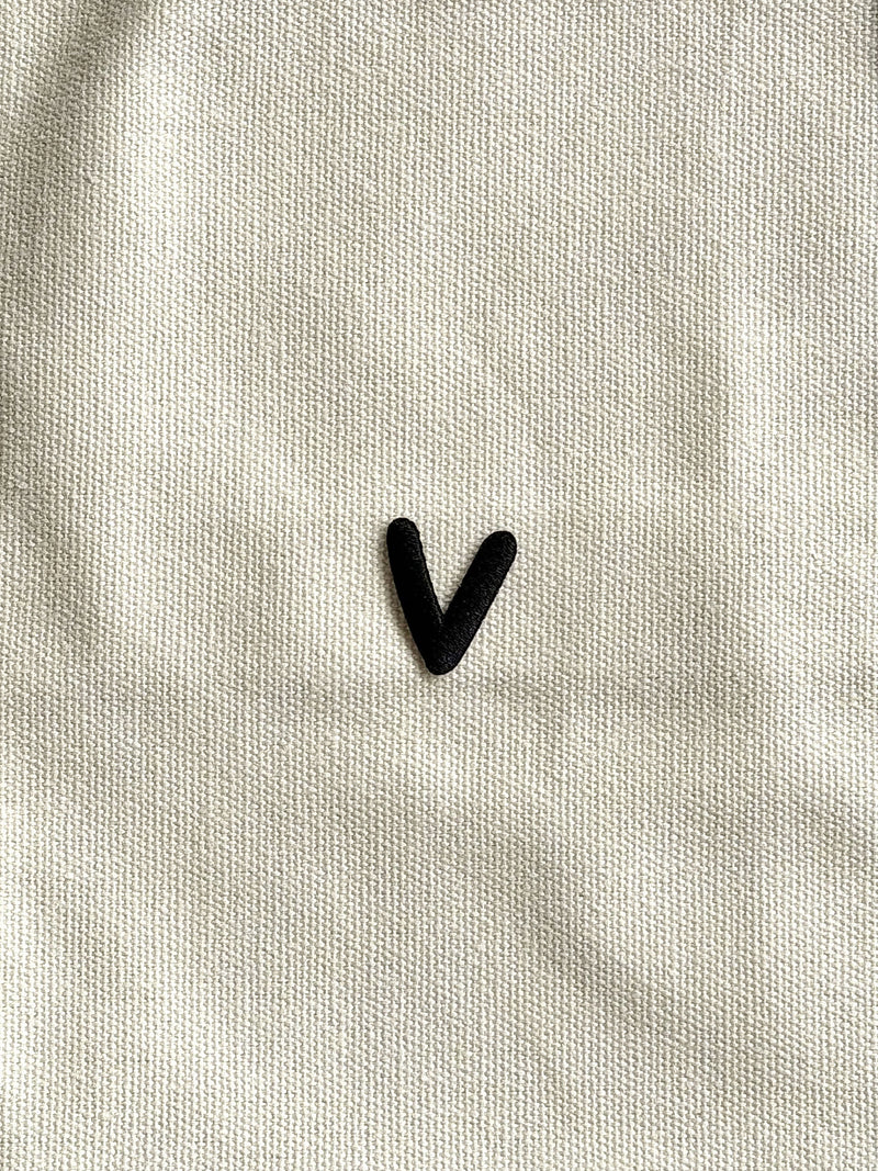 Stacked Store Alphabet V Patch