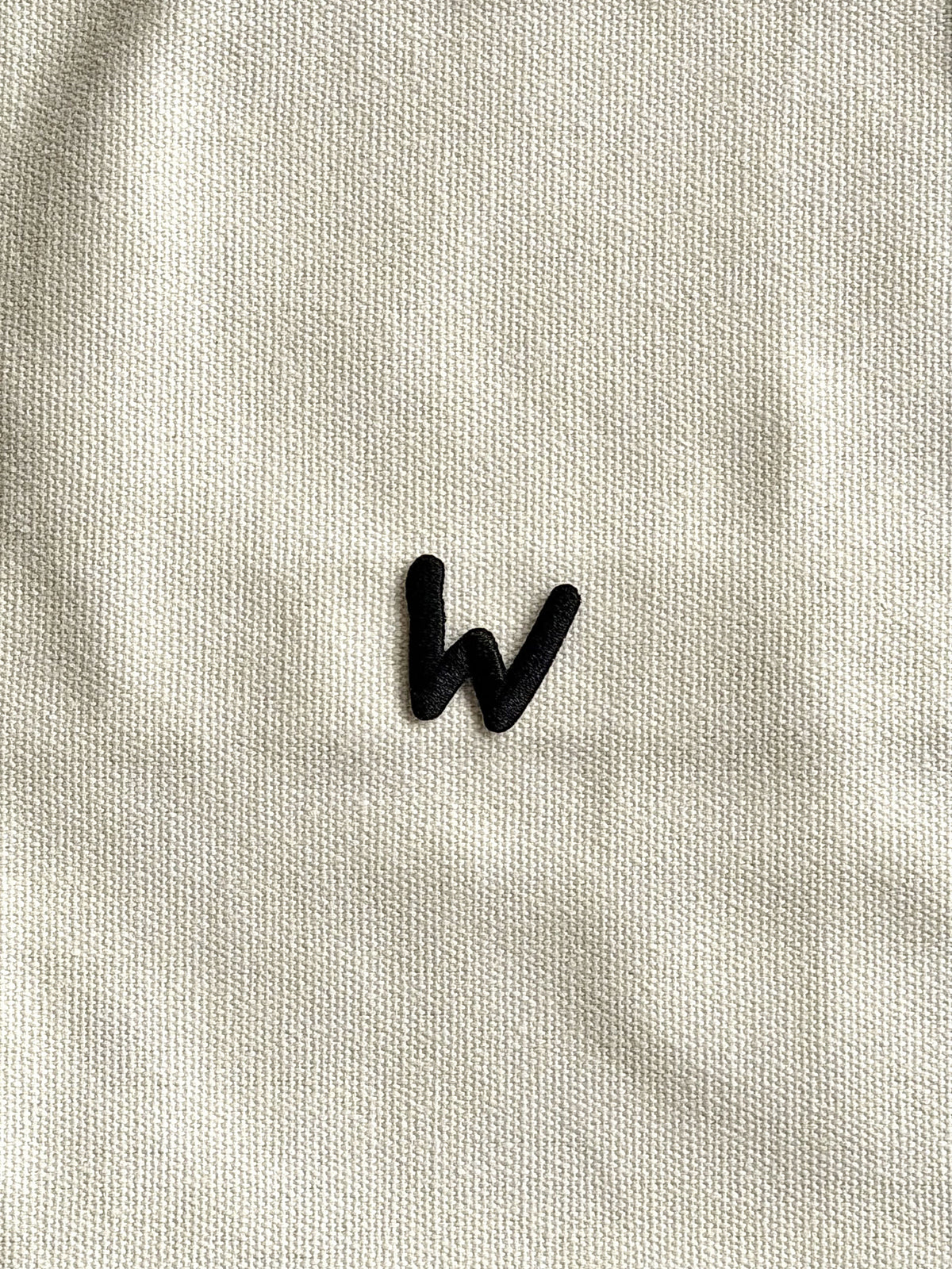 Stacked Store Alphabet W Patch
