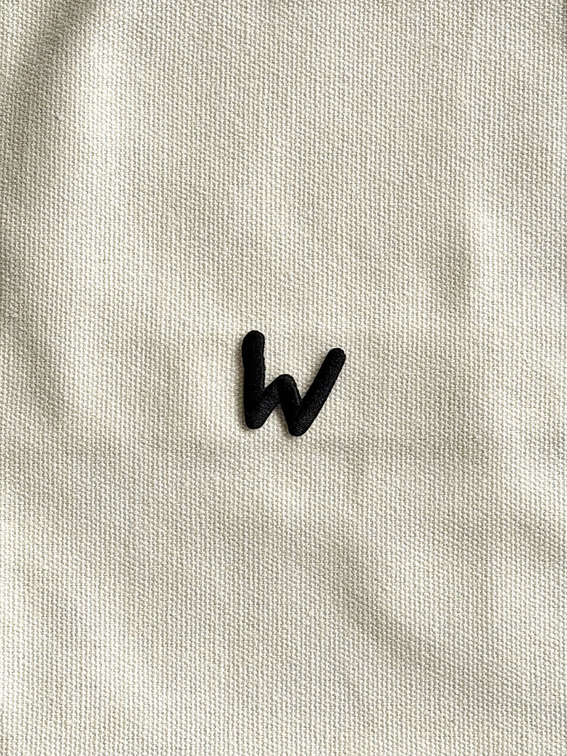 Stacked Store Alphabet W Patch
