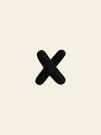 Stacked Store Alphabet X Patch