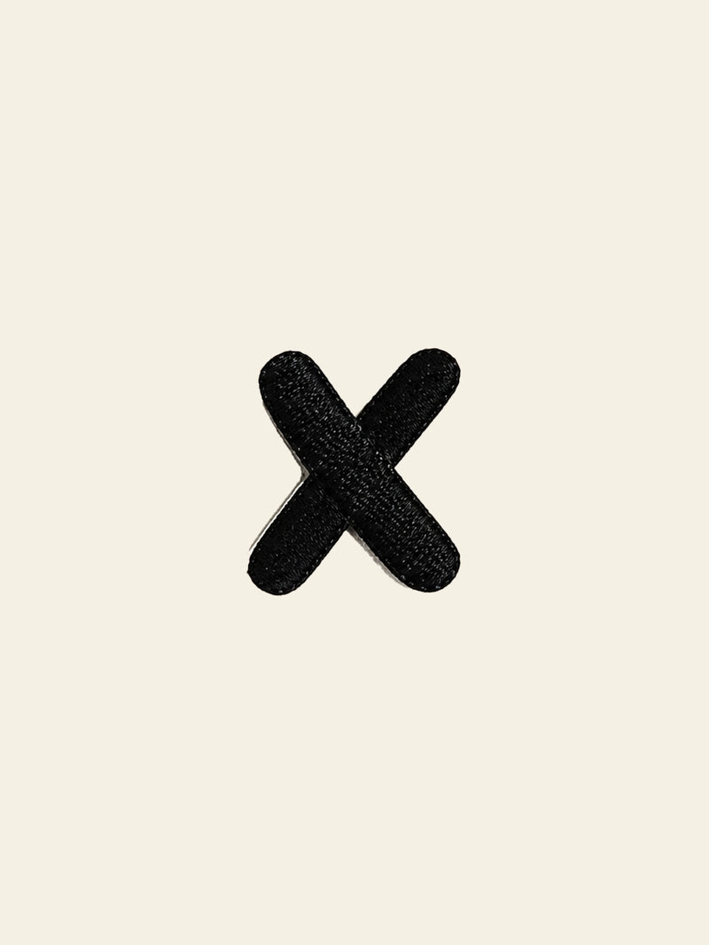 Stacked Store Alphabet X Patch