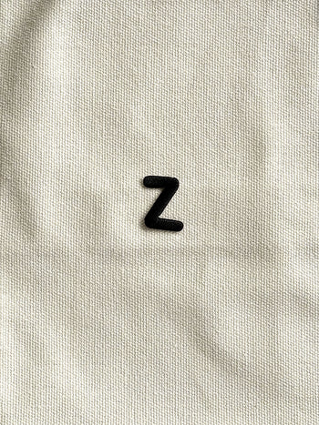 Stacked Store Alphabet Z Patch