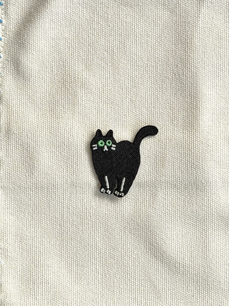 Stacked Store Black Cat Patch