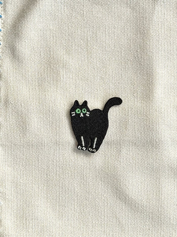 Stacked Store Black Cat Patch