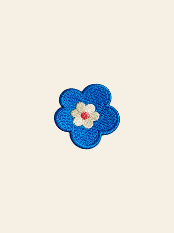 Stacked Store Blue Flower Patch