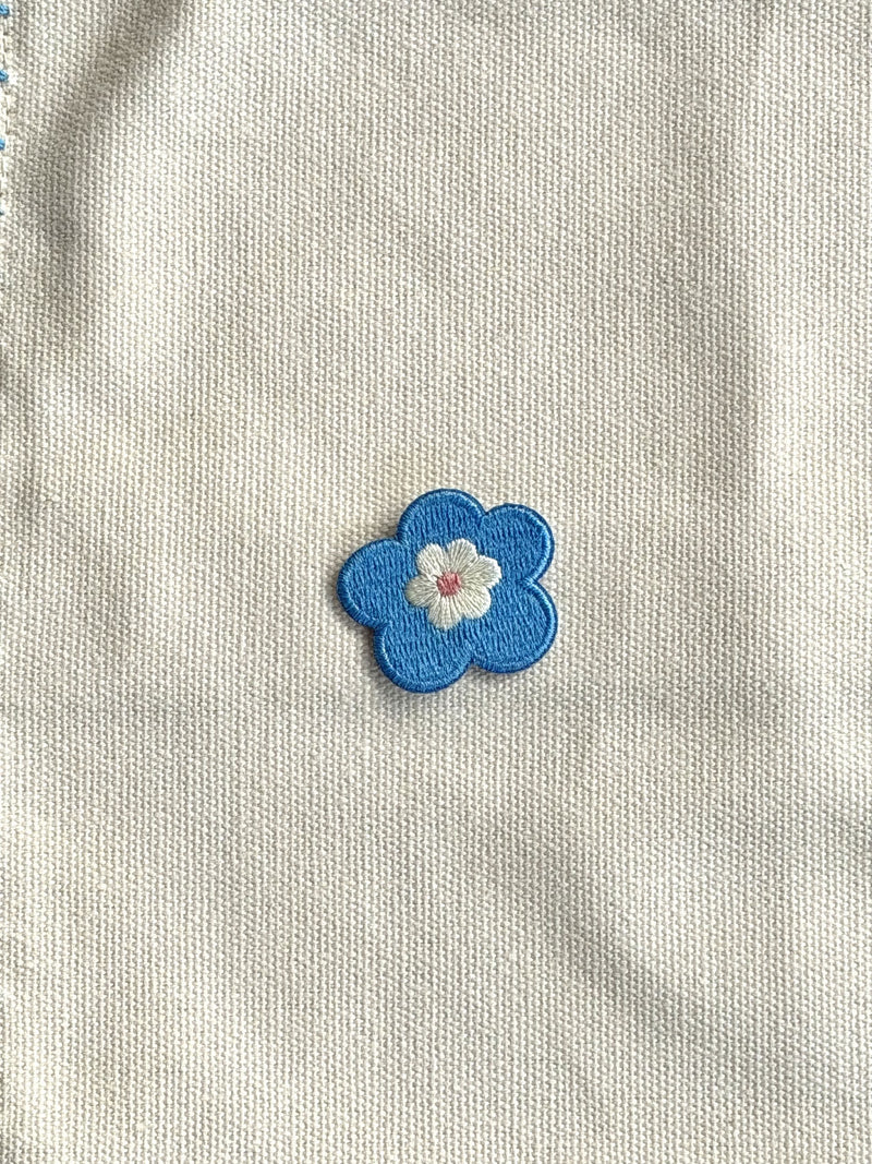 Stacked Store Blue Flower Patch
